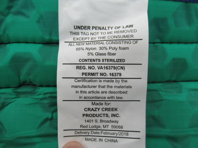 その他ブランド  CRAZYCREEK HEX2.0 オリジナルチェア