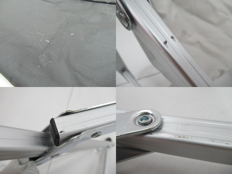 ogawa（小川・キャンパルジャパン）  ハイバックチェア コットン ライトグレー (2)