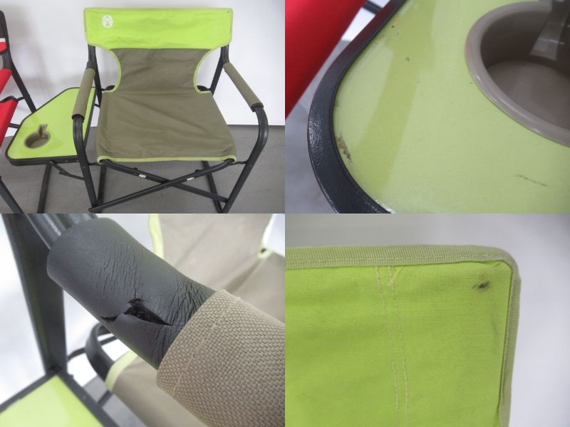 Coleman（コールマン）  サイドテーブル付デッキチェアST 2脚セット