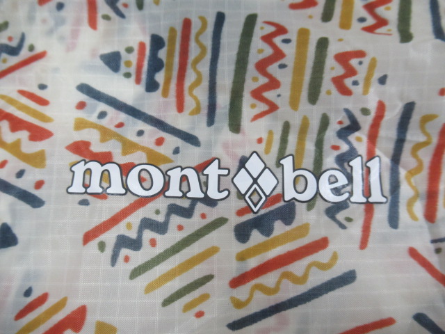 mont-bell（モンベル）  プリント トレッキング レインポンチョ