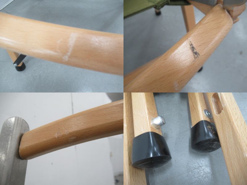 FIELDOOR（フィールドア）  クラシックチェア カーキ 2脚セット