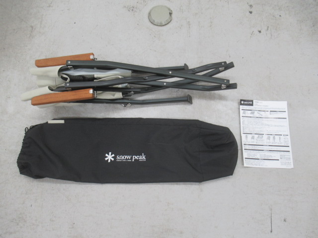 Snow Peak（スノーピーク）  ローチェアショート アイボリー(2)