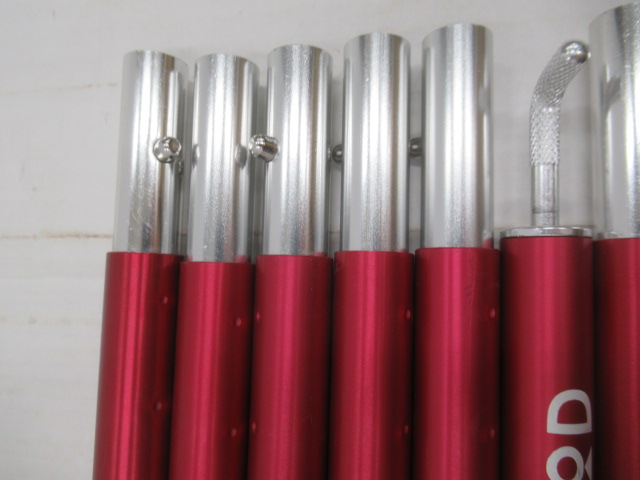 DOD（ディーオーディー）  コンパクトタープポール レッド