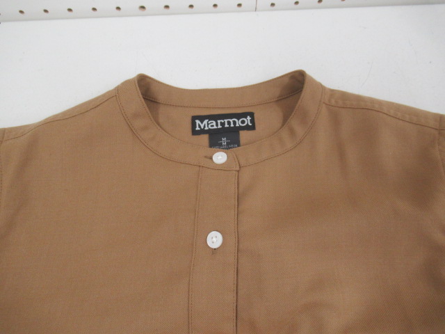 Marmot（マーモット）  ウィメンズ ユーストマノーカラーシャツ ブラウン