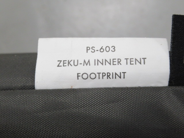 ZANE ARTS（ゼインアーツ）  ゼクーM インナーテント フットプリント