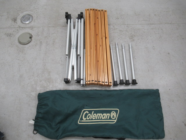 Coleman（コールマン）  ナチュラルウッド ロールテーブル90