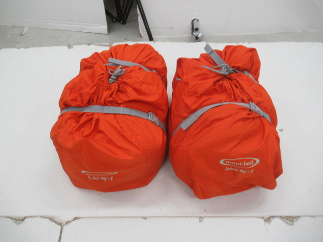mont-bell（モンベル）  ファミリーバッグ＃1 2点セット
