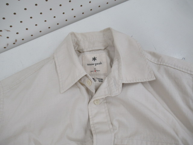 Snow Peak（スノーピーク）  TAKIBI Light Ripstop Shirt
