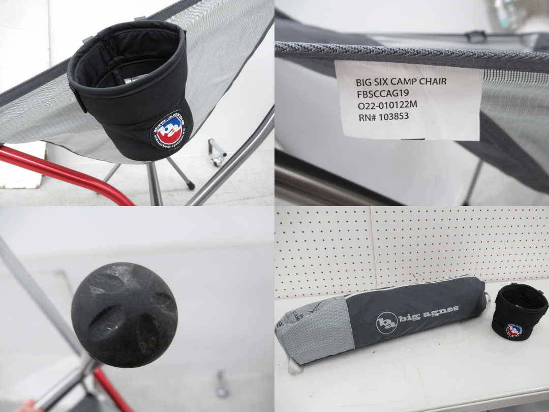 BigAgnes（ビッグアグネス）  ビッグシックス キャンプチェア ホルダーセット(2)