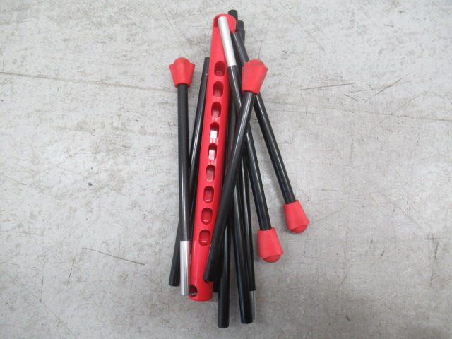 CHUMS(チャムス) フォールディングチェア ブービーフットハイ ラブ&ピース柄