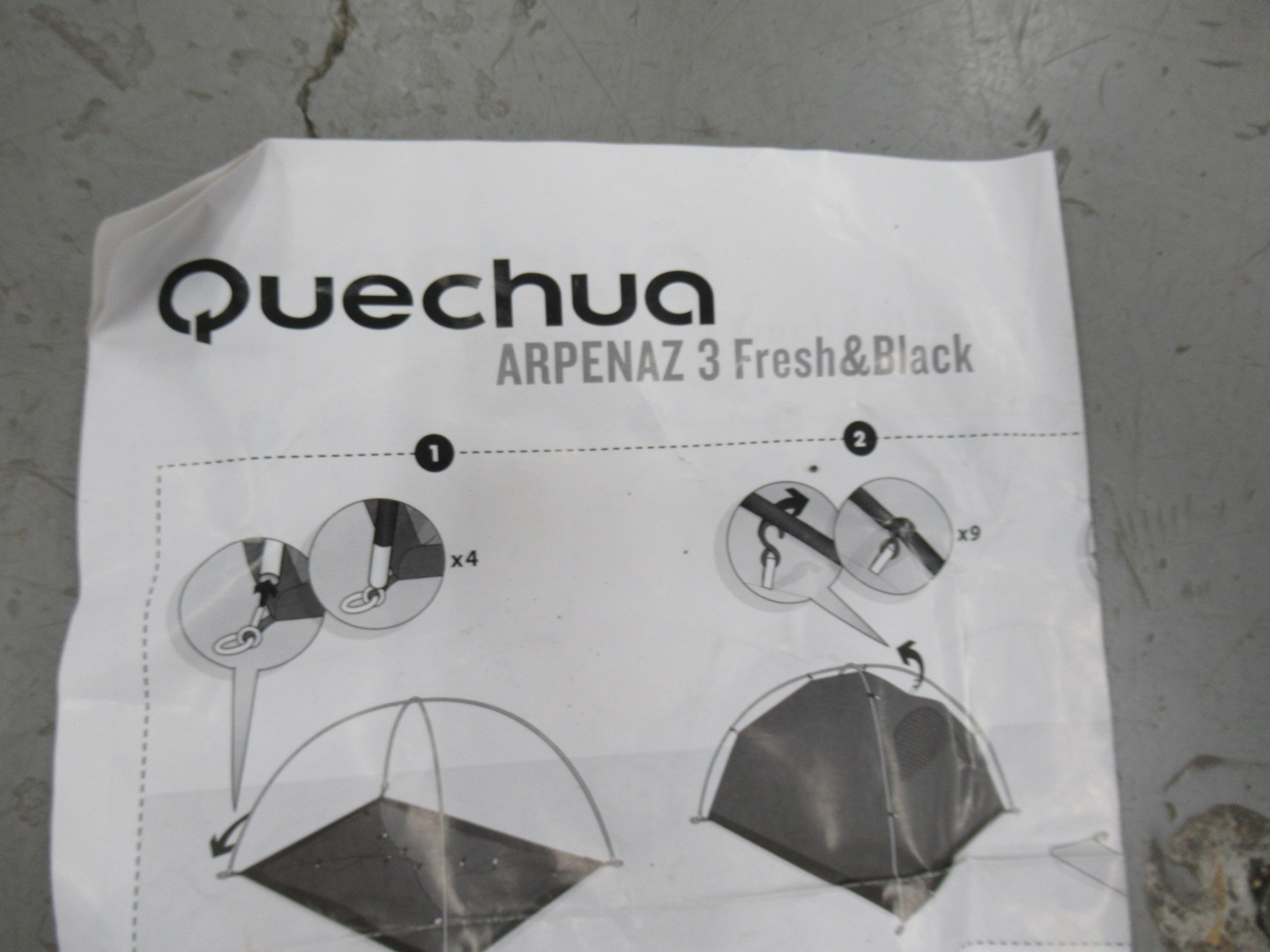 Quechua（ケシュア）  ARPENAZ3 FRESH&BLACK