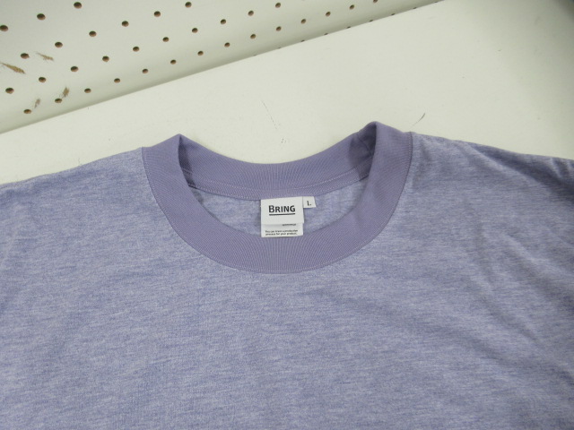 BRING（ブリング）  DRYCOTTONY ロングスリーブTシャツ