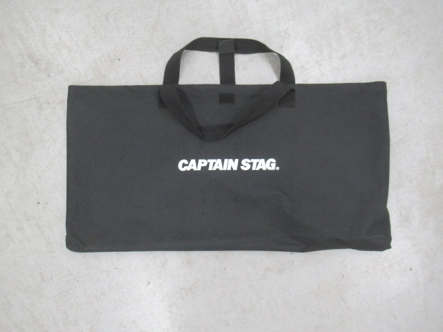 CAPTAIN STAG（キャプテンスタッグ）  2way ステンレスサイドテーブル アイアンラックセット