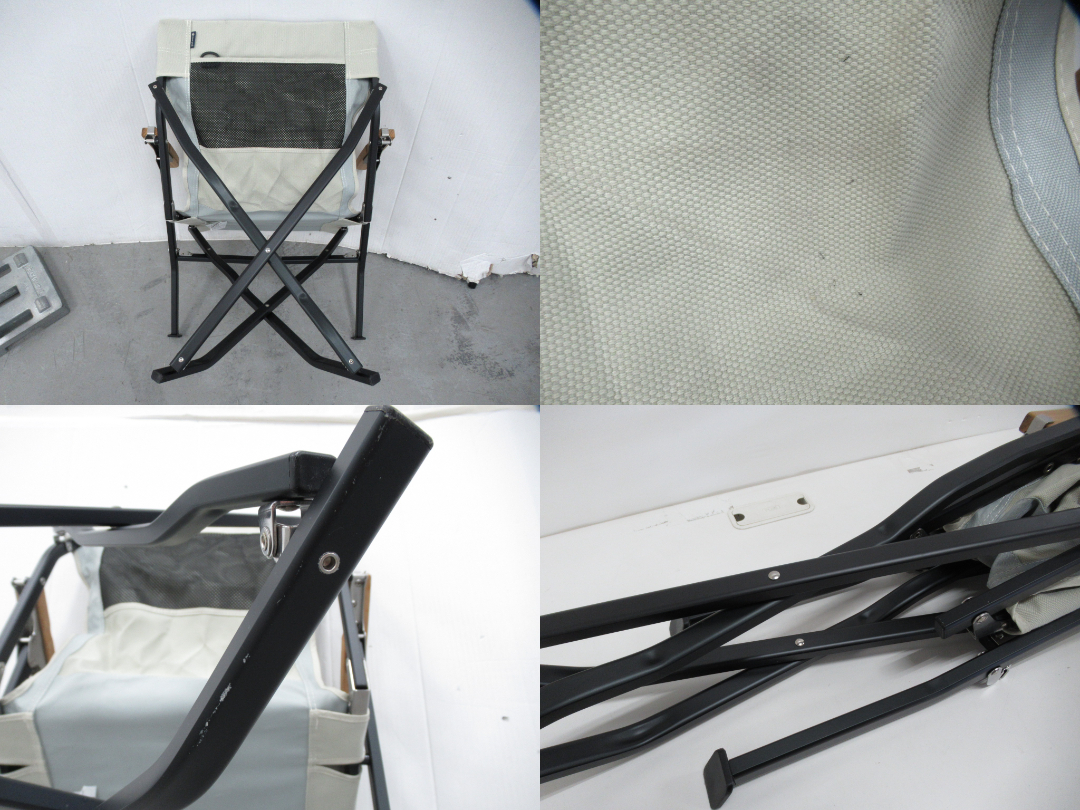 Snow Peak（スノーピーク）  ローチェア ショート アイボリー (2)