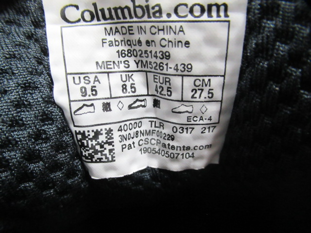 Columbia(コロンビア) セイバー3 ロウオムニテック