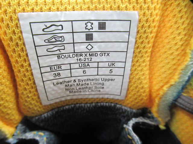 LA SPORTIVA（ラ・スポルティバ）  ボルダー エックス ミッド GTX