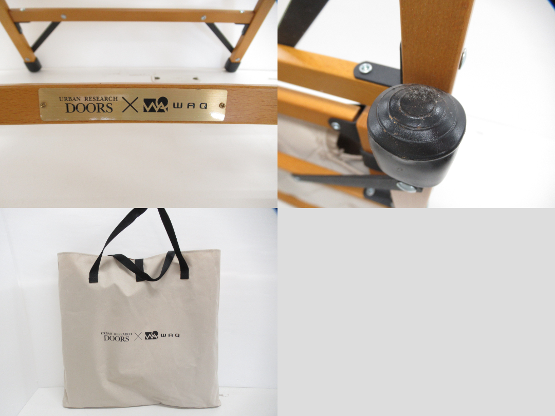 WAQ（ワック）  アーバンリサーチ フォールディングウッドチェア (3)