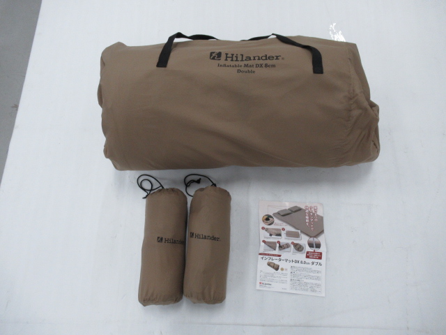 Hilander(ハイランダー) インフレーターマットDX ダブル 8cm 枕セット