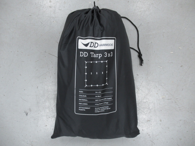 DD Hammocks (ディーディーハンモックス) DDタープ 3×3 ブラック