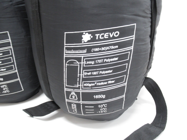 その他ブランド  TCEVO シュラフ ブラック 5点セット