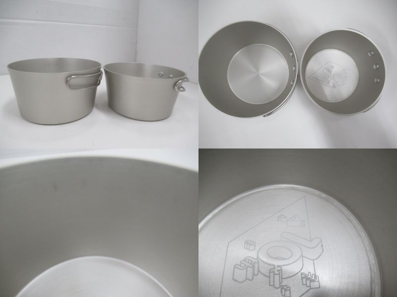 Belmont（ベルモント）  アルミ・チタン シェラカップ4点セット