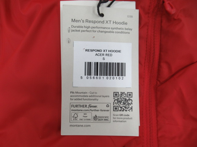 Montane（モンテイン）  Respond XT Hoodie
