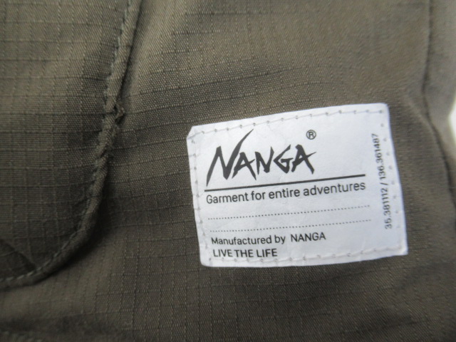 NANGA(ナンガ) ヒノック リップストップ インナーダウン ベスト