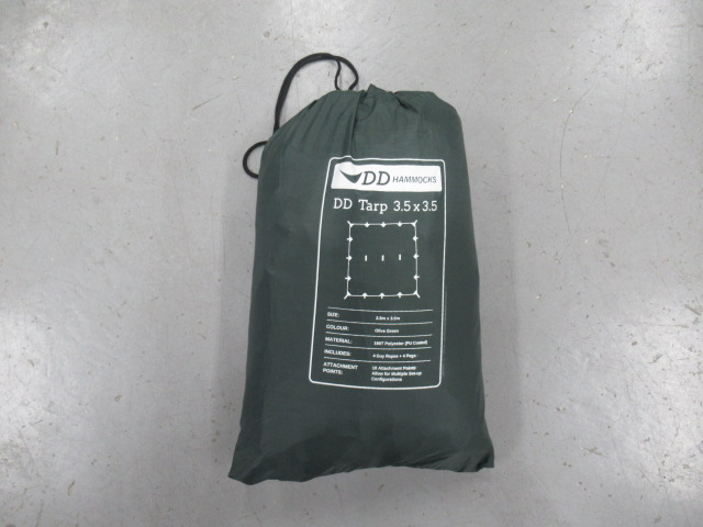 DD Hammocks （ディーディーハンモックス）  DDタープ 3.5×3.5 オリーブグリーン