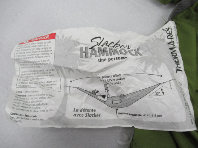 THERMAREST（サーマレスト）  Slacker Hammock