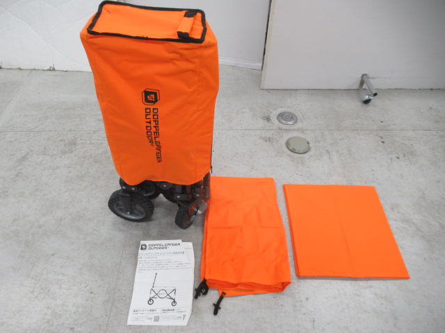 DOPPELGANGER OUTDOOR(ドッペルギャンガー) フォールディングキャリーワゴンC2-46