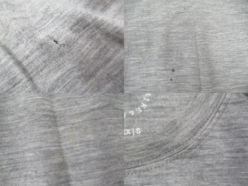 山と道  100% Merino Pullover Gray Marl