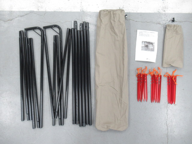 FIELDOOR（フィールドア）  パップテント TC 320 サイドシートセット