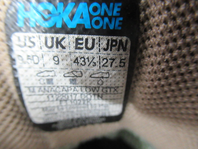 HOKA（ホカ）  アナカパロー GTX 27.5cm