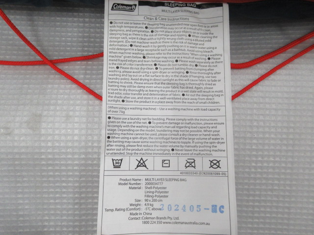 Coleman（コールマン）  マルチレイヤースリーピングバッグ