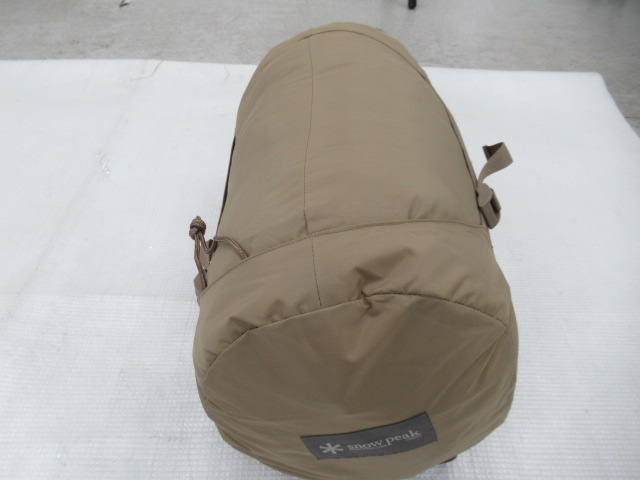 Snow Peak（スノーピーク）  ミリタリースリーピングバッグ サンド
