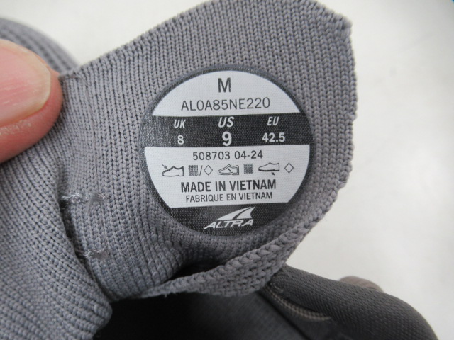 ALTRA(アルトラ) エスカランテ 4 グレー