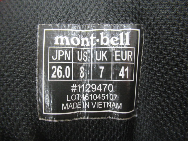 mont-bell（モンベル）  タイオガブーツ メンズ