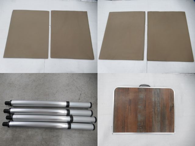VASTLAND（ヴァストランド）  ストレージ付きアウトドアテーブル 90cm×60cm