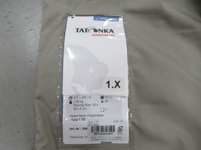 TATONKA(タトンカ) タープ1 TC