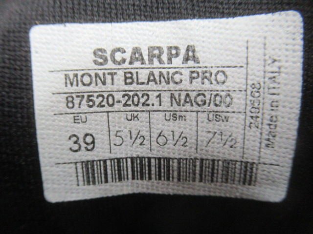 SCARPA(スカルパ) モンブランプロGTX WMN