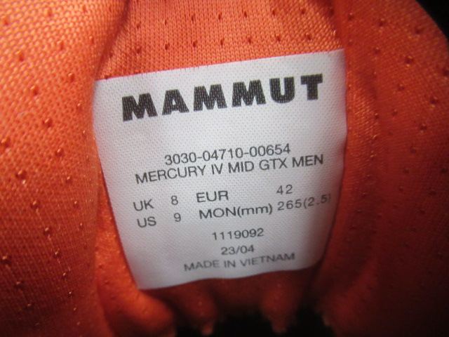 MAMMUT(マムート) マーキュリー 4 ミッド ゴアテックス メンズ