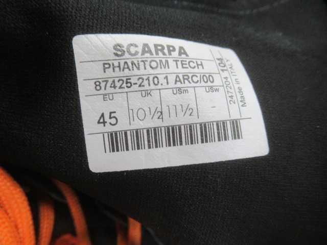 SCARPA（スカルパ）  ファントムテック
