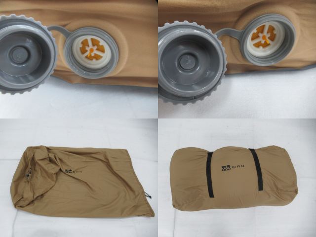 WAQ(ワック) キャンプマット 10cm ダブルサイズ タン