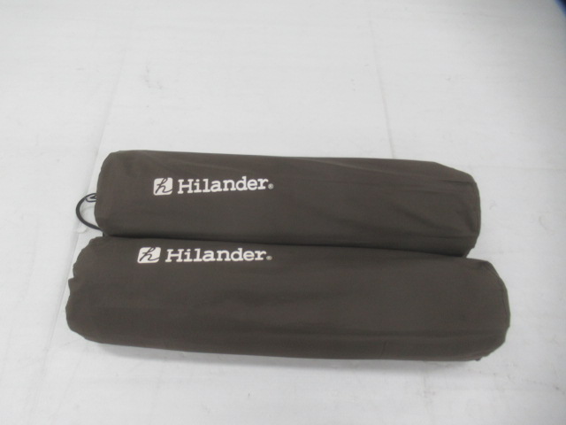 Hilander(ハイランダー) インフレーターマット 4cm 枕付きタイプ 2点セット