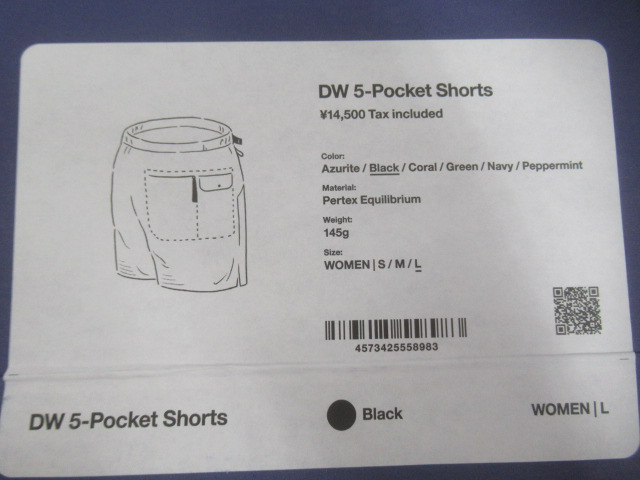 山と道 DW 5-Pocket Shorts レディース