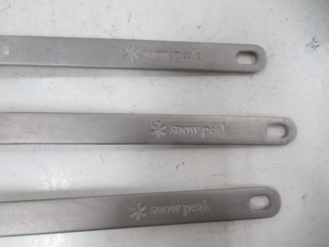 Snow Peak(スノーピーク) チタン 先割れスプーン・スクーセット