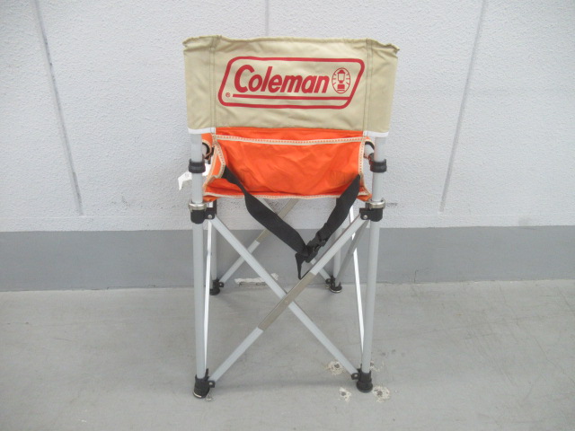 Coleman（コールマン）  キッズスリムキャプテンチェア オレンジ/ベージュ