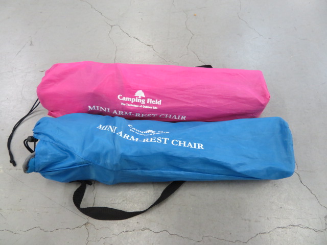 ノーブランド  キャンピングフィールド ミニアームレストチェア2脚セット
