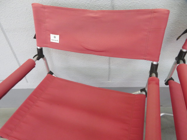 Snow Peak(スノーピーク) FDチェアワイド×2脚セット LV-077RD