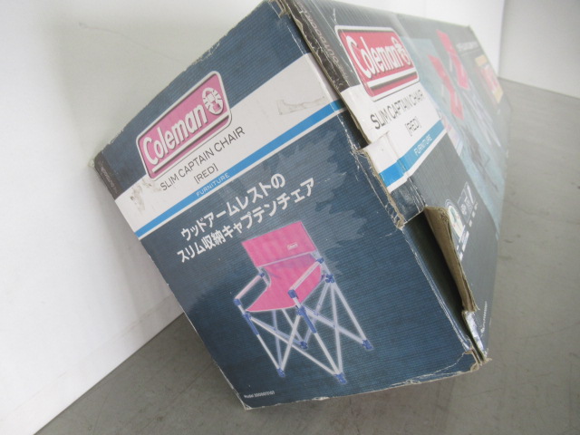 Coleman（コールマン）  スリムキャプテンチェア レッド